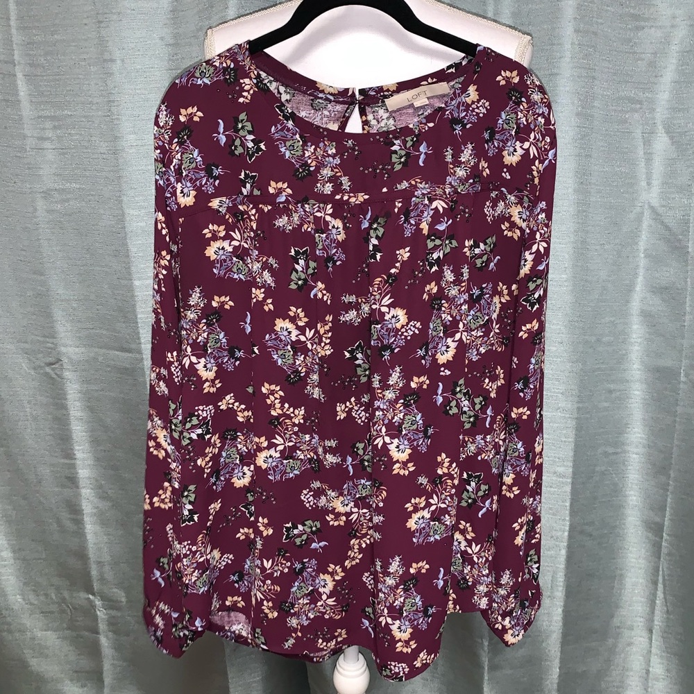 Loft long sleeve tunic EUC